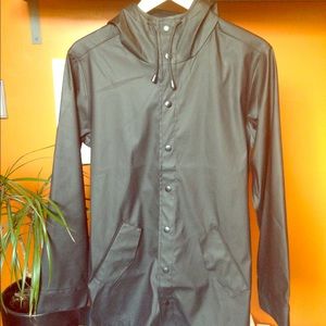 Men's Black Rain Jacket by ASOS